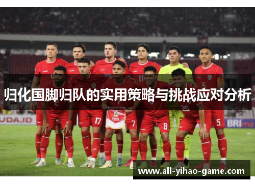 归化国脚归队的实用策略与挑战应对分析