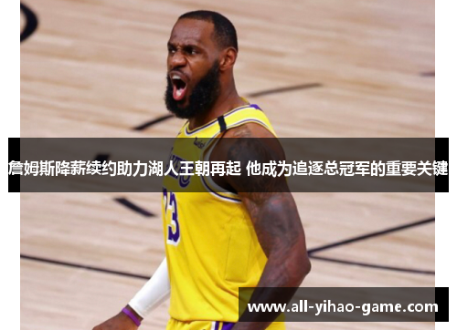 詹姆斯降薪续约助力湖人王朝再起 他成为追逐总冠军的重要关键